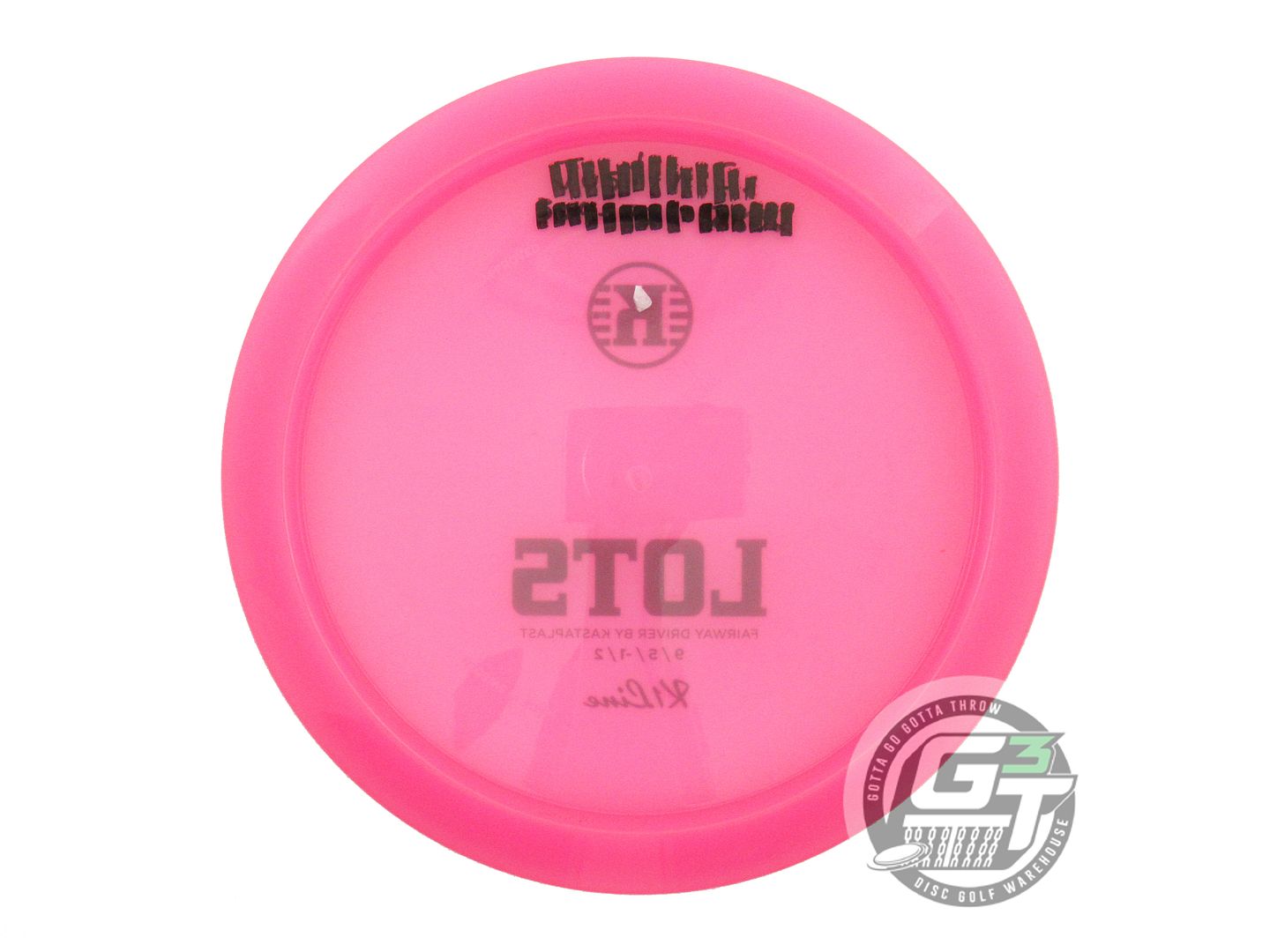 USED Kastaplast K1 Lots 165g Pink Green Stamp Fairway Driver Golf Disc
