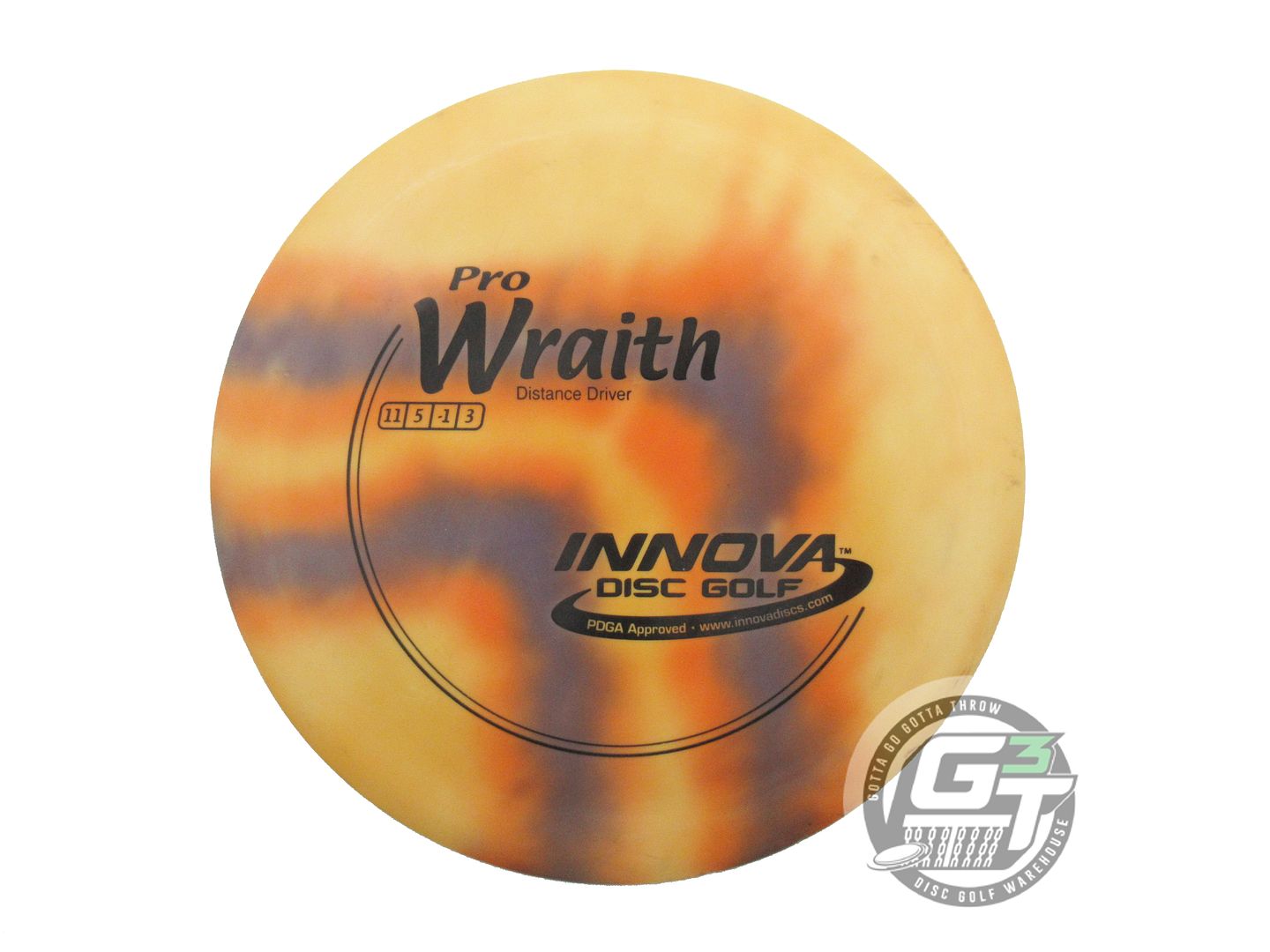 USED Innova I-DYE Pro Wraith 171g Zig Burst Distance Driver Golf Disc