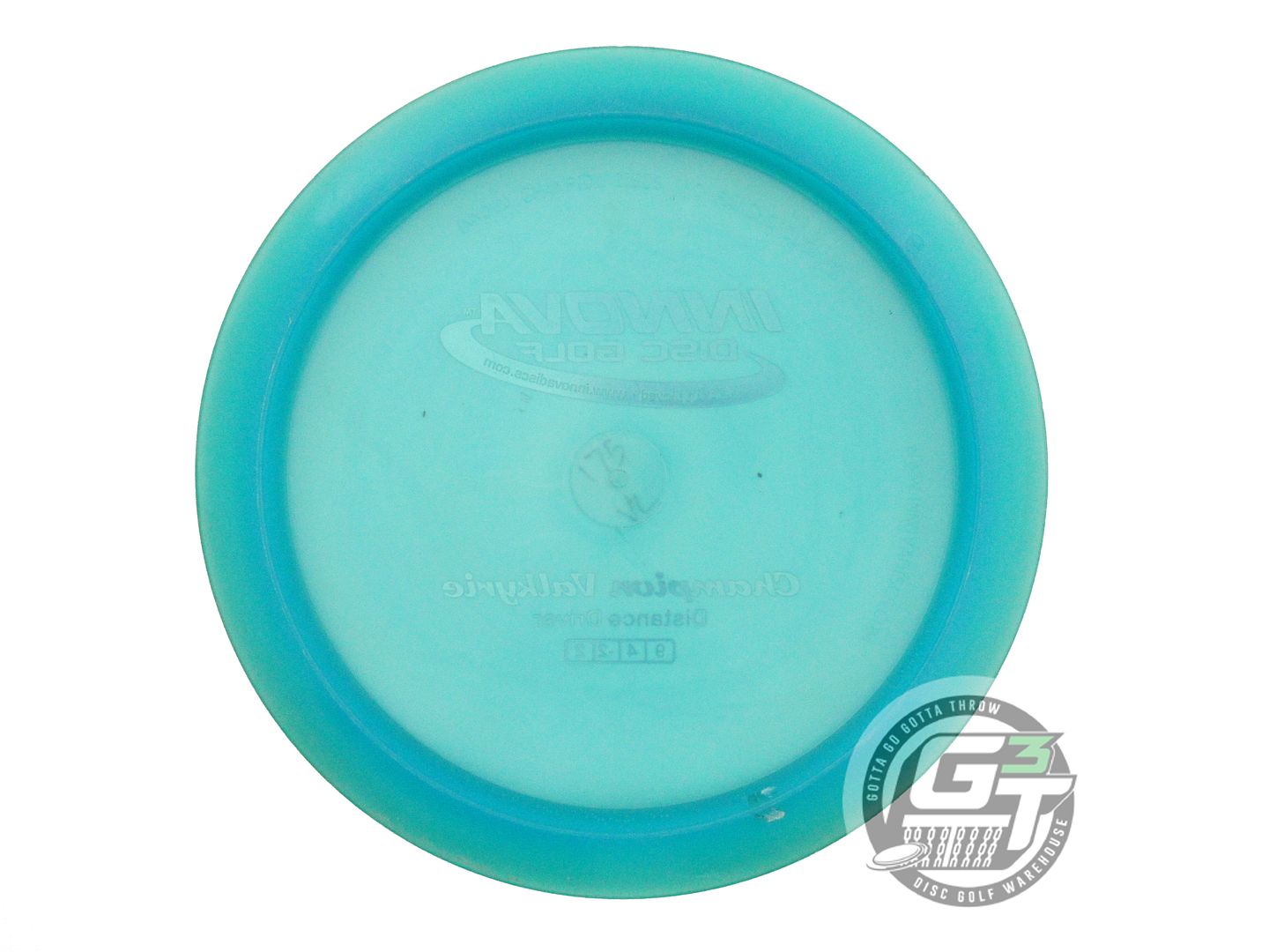 USED Innova Champion Valkyrie 175g Teal Gold Foil Distance Driver Golf Disc