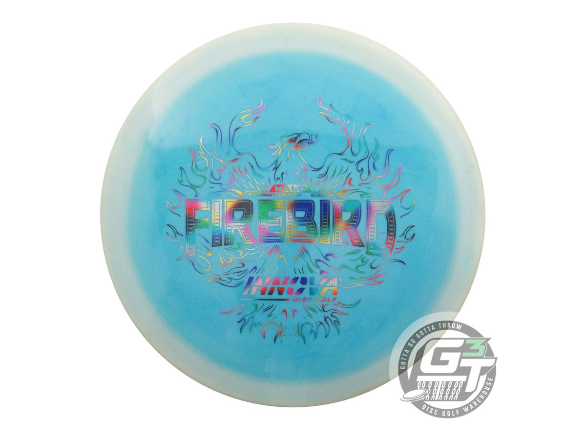USED Innova Halo Star Firebird 171g White-Teal Distance Driver Golf Disc