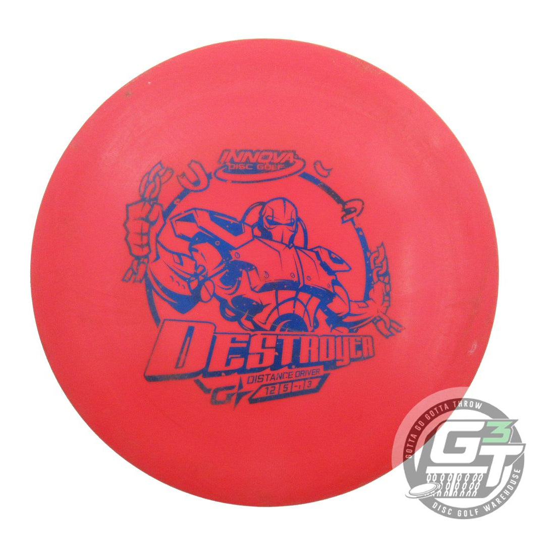 USED Innova GStar Destroyer 173g Red Blue Foil Distance Driver Golf Disc