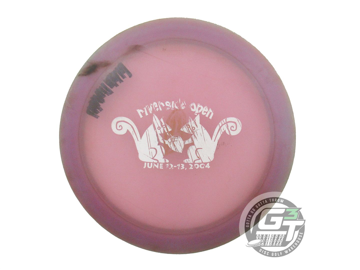 USED Discraft Z Crush 175g Purple White Stamp OOP Distance Driver Golf Disc