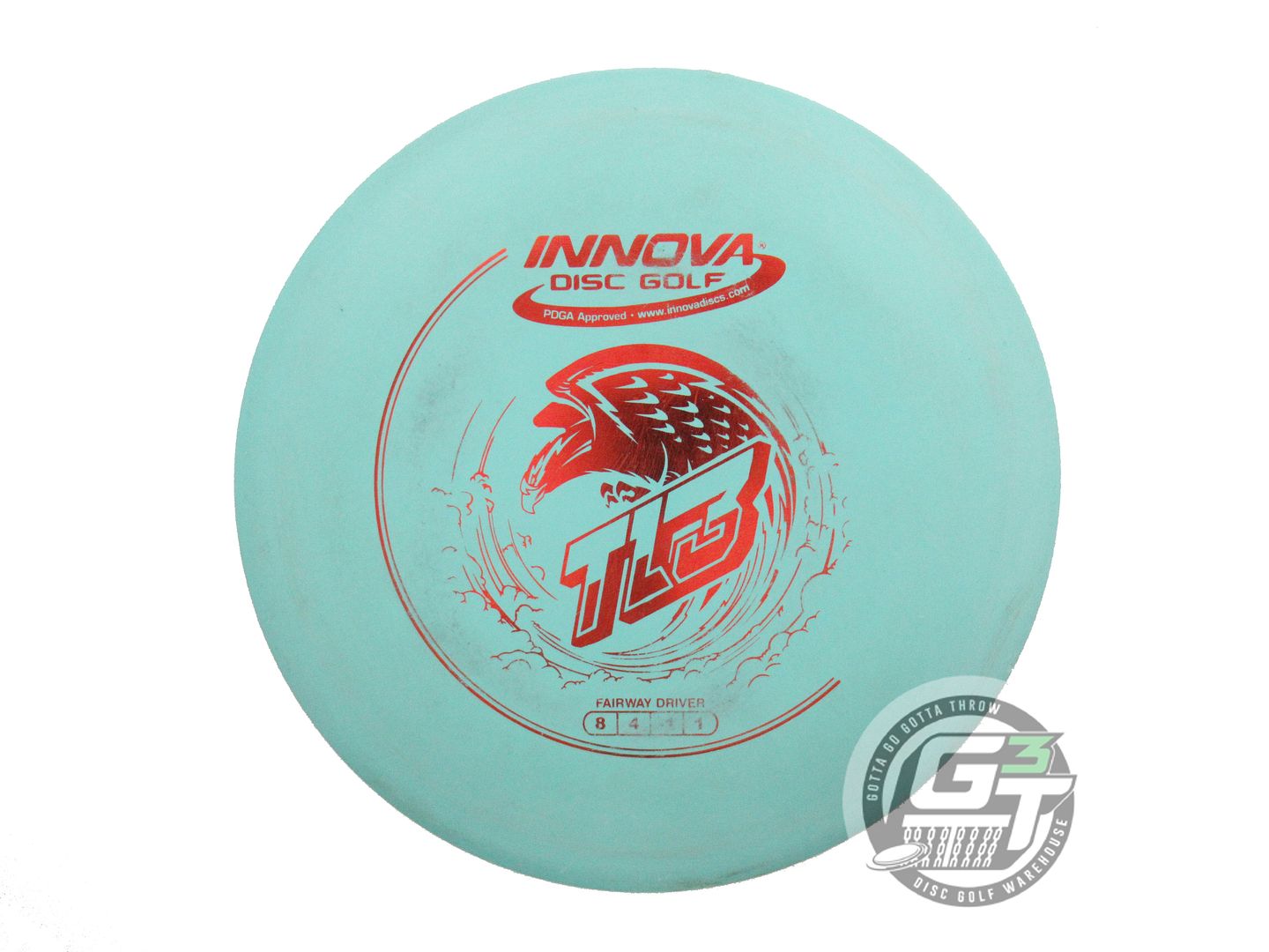 USED Innova DX TL3 170g Seafoam Red Foil Fairway Driver Golf Disc