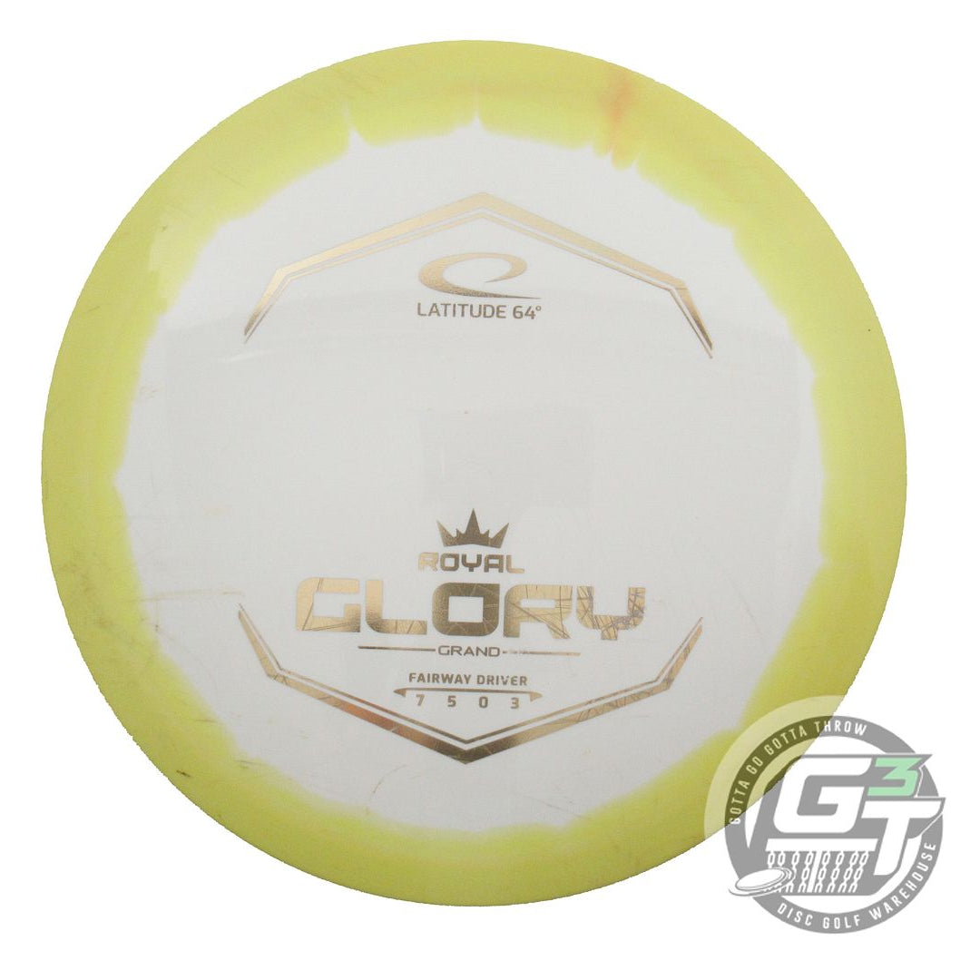 USED Latitude 64 Royal Grand Orbit Glory 173g Yellow-White Fairway Driver Disc