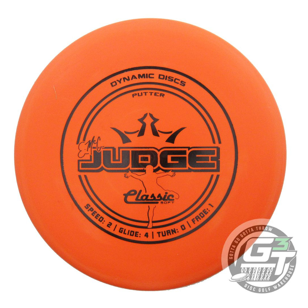Dynamic Discs Classic Soft EMAC Judge Putter Golf Disc (Individually Listed)
