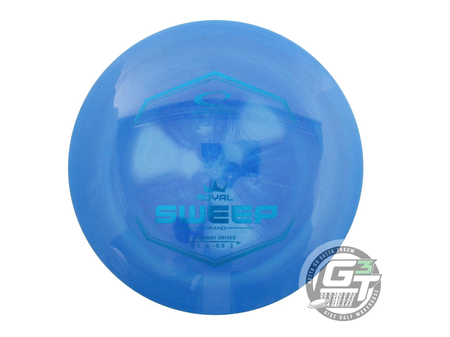 USED Latitude 64 Royal Grand Sweep 174g Blue Blue Foil Fairway Driver Golf Disc