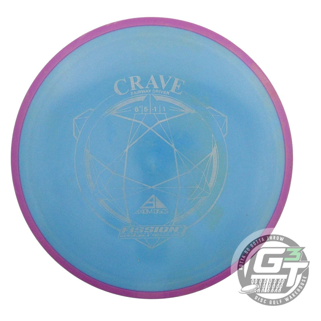 USED Axiom Discs Fission Crave 156g Blue Purple Rim Fairway Driver Golf Disc