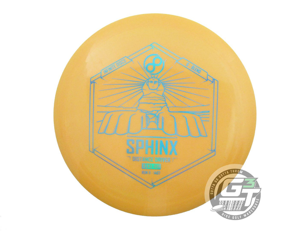 USED Infinite I-Blend Sphinx 167g Marigold Blue Holo Foil Distance Driver Disc