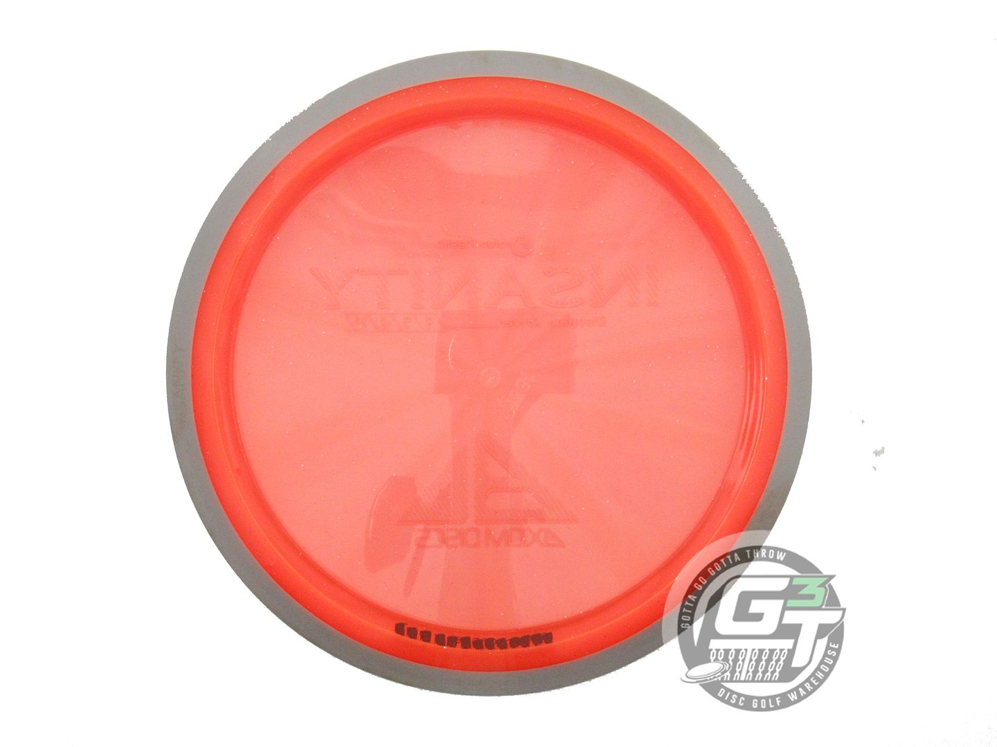 USED Axiom Discs Proton Insanity 166g Orange Gray Rim Distance Driver Golf Disc