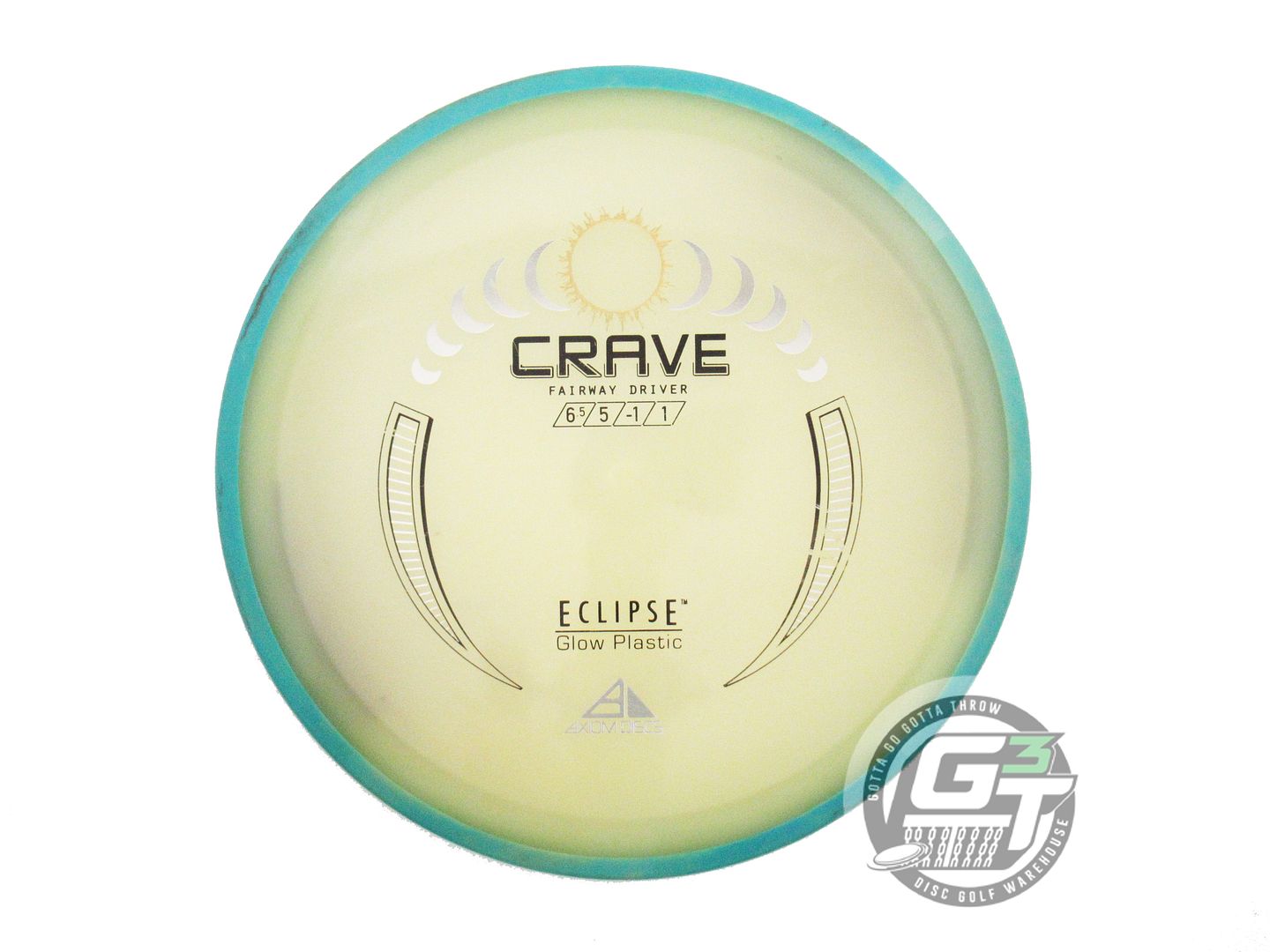 USED Axiom Discs Eclipse Proton Crave 175g Teal Rim Fairway Driver Golf Disc