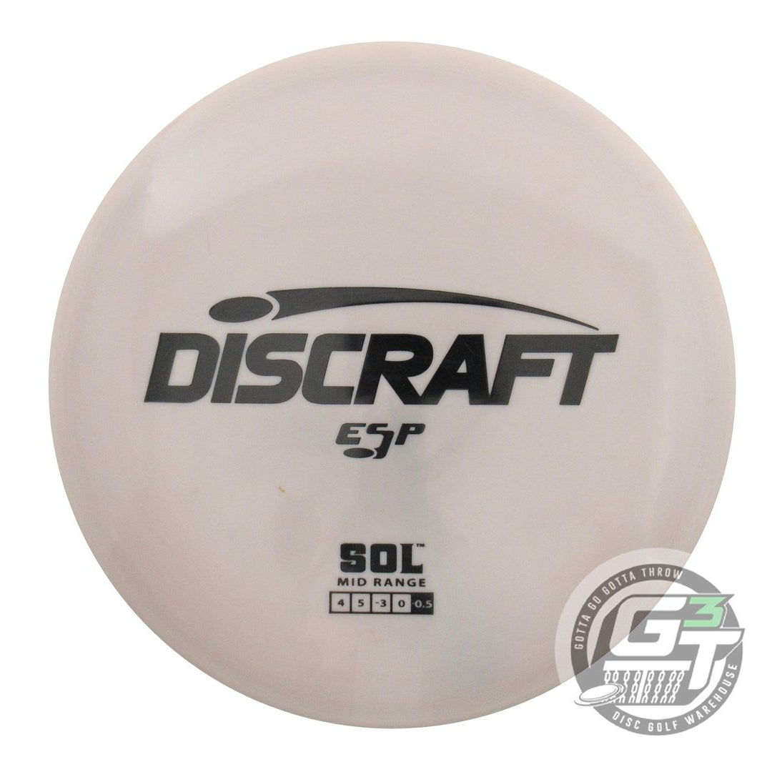 USED Discraft ESP Sol 171g Tan Black Stamp Midrange Golf Disc