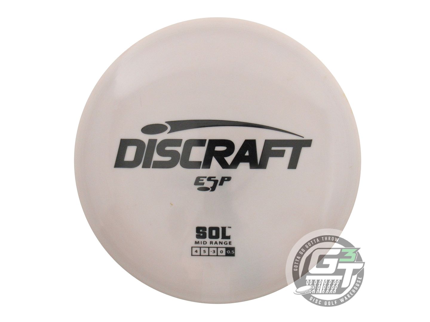 USED Discraft ESP Sol 171g Tan Black Stamp Midrange Golf Disc