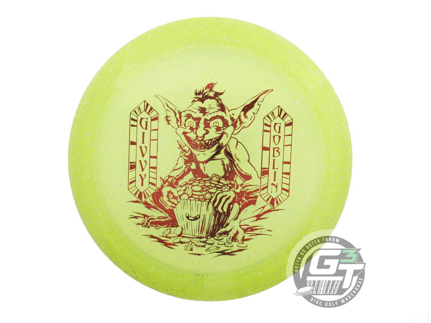 NOS Innova Metal Flake Champion Orc 170g Yellow Red Foil Distance Driver Disc