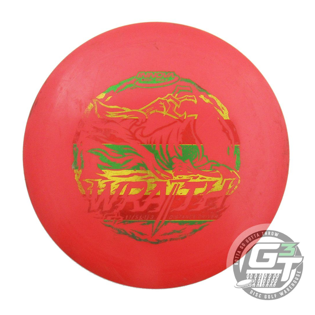 USED Innova GStar Wraith 177g Red Rasta Foil Distance Driver Golf Disc