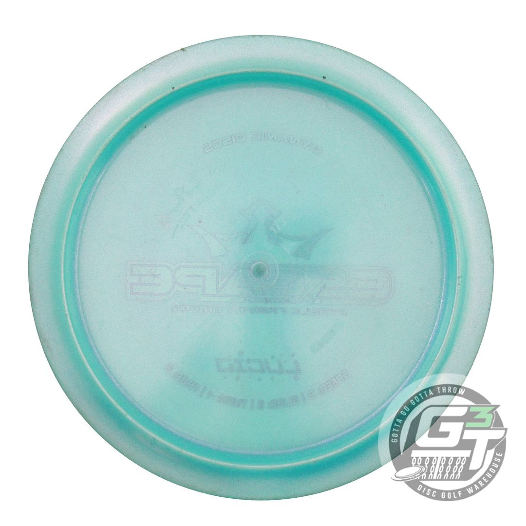 USED Dynamic Discs Glimmer Lucid Escape 173g Seafoam Purple Foil Driver Disc