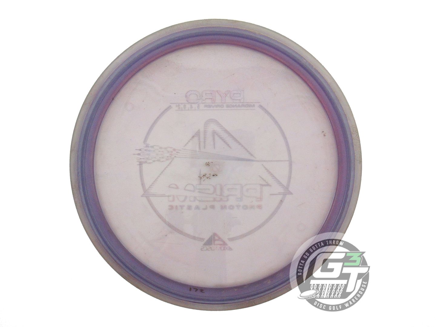 USED Axiom Discs Prism Proton Pyro 172g Purple Gray Rim Midrange Golf Disc