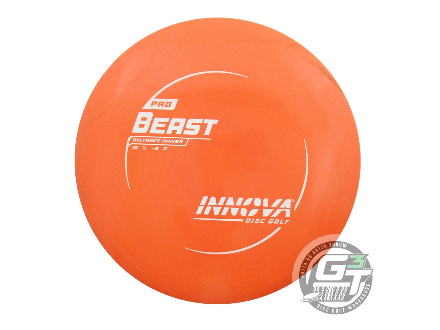 USED Innova Pro Beast 171g Orange White Stamp Distance Driver Golf Disc