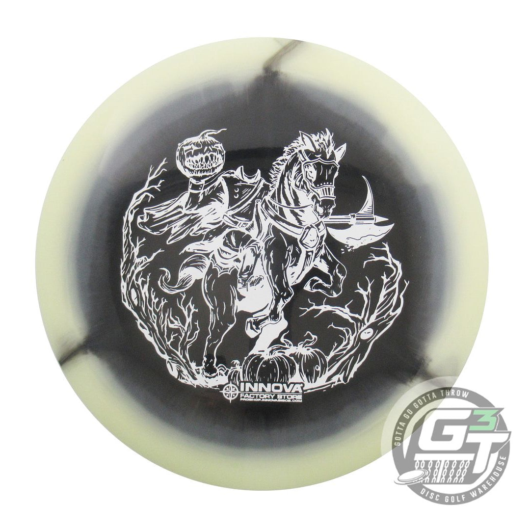 NOS Innova HALLOWEEN Halo Star Wraith 176g Cream-Black Distance Driver Golf Disc