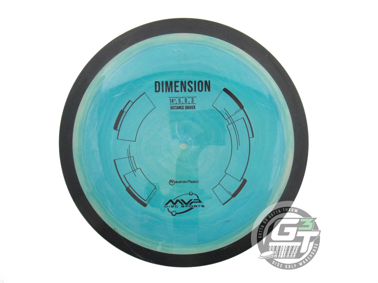 USED MVP Disc Sports Classic Neutron Dimension 172g Teal-Peach Driver Golf Disc