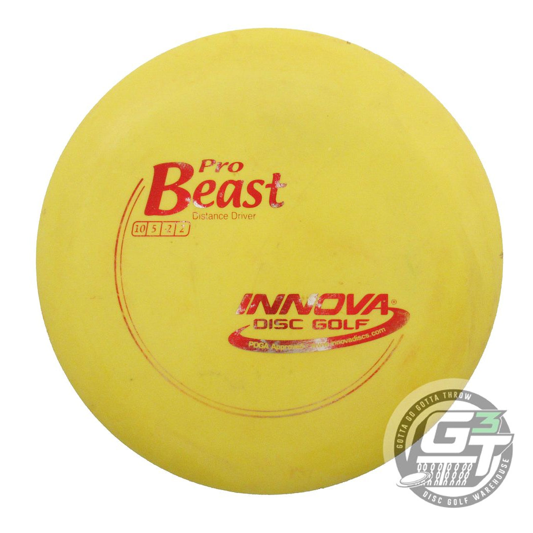USED Innova Pro Beast 171g Yellow Red Foil Distance Driver Golf Disc