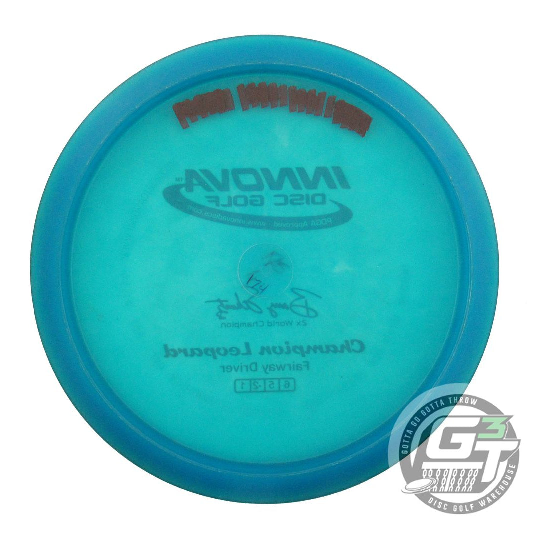 USED Innova Champion Leopard 174g Teal Gold Foil Fairway Driver Golf Disc