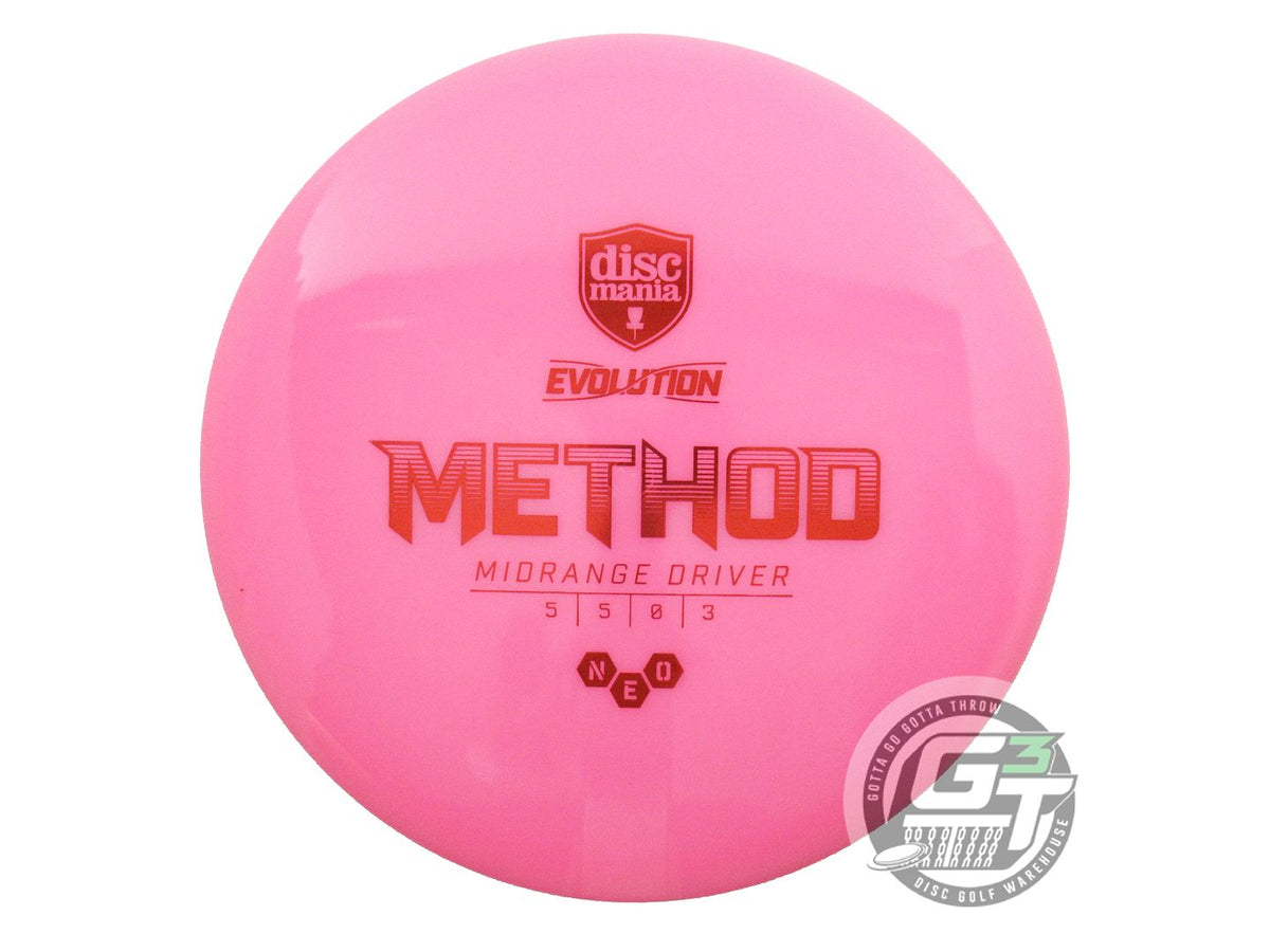 NOS DiscMania Neo Method 177g Pink Red Foil Midrange Golf Disc