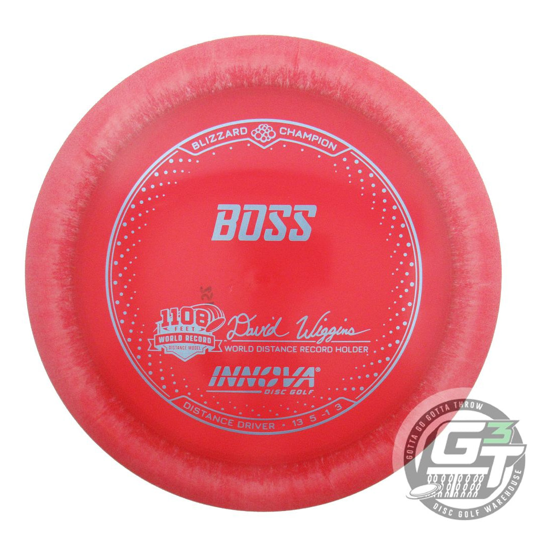 USED Innova Blizzard Boss 151g Red Blue Foil Distance Driver Golf Disc