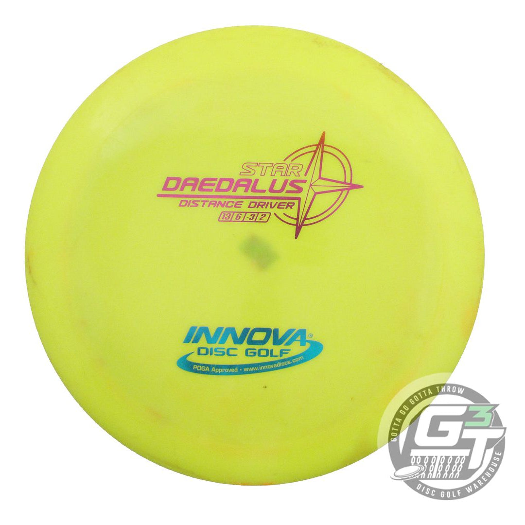 USED Innova Star Daedalus 168g Yellow Magenta & Blue Foil Distance Driver Disc