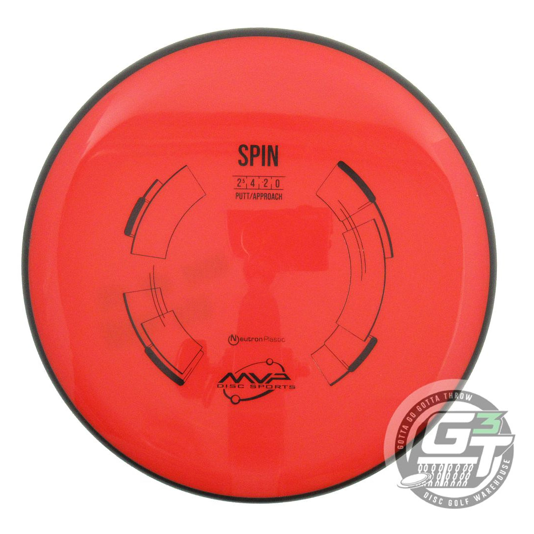USED MVP Disc Sports Neutron Spin 170g Red Putter Golf Disc