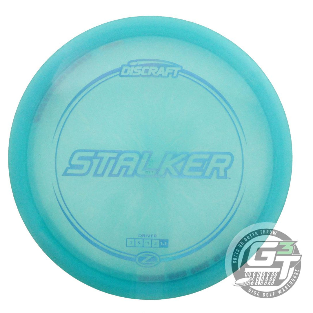 USED Discraft Z Stalker 175g Teal Blue Holo Foil Fairway Driver Golf Disc