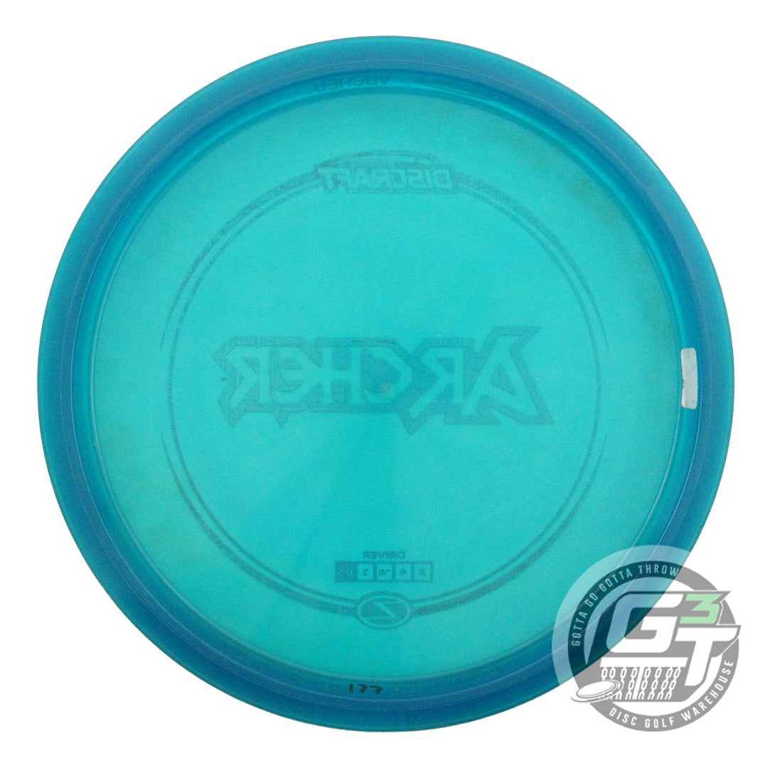USED Discraft Z Archer 177g Blue Square Holo Foil Fairway Driver Golf Disc