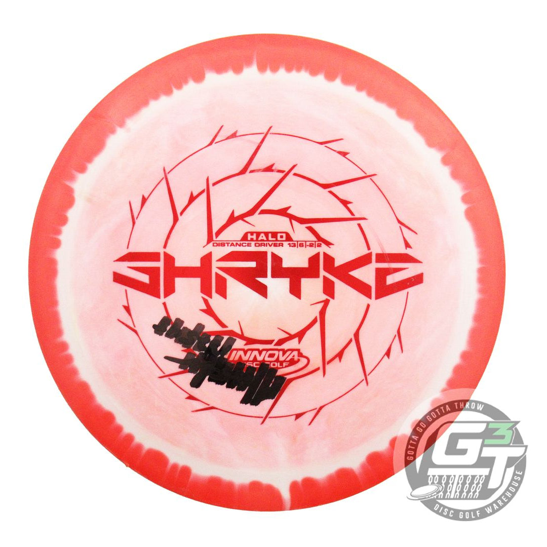 USED Innova Halo Star Shryke 175g Red-White Distance Driver Golf Disc
