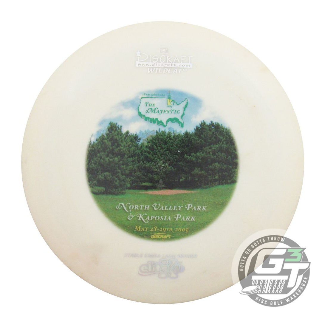 USED Discraft Elite X Wildcat 172g White 2005 MAJESTIC Distance Driver Golf Disc