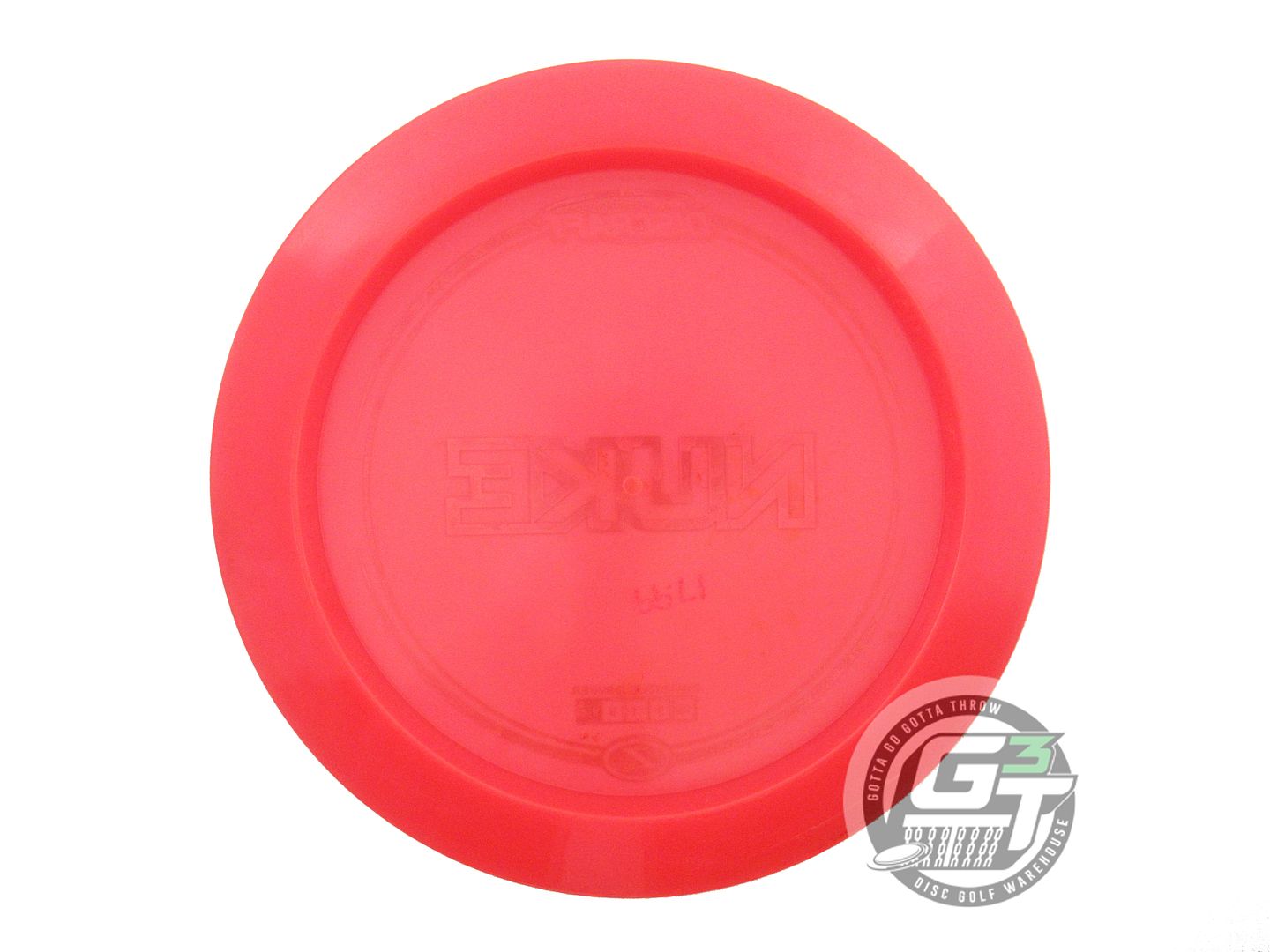 USED Discraft Z Nuke 170g Red Gold Orb Foil Distance Driver Golf Disc
