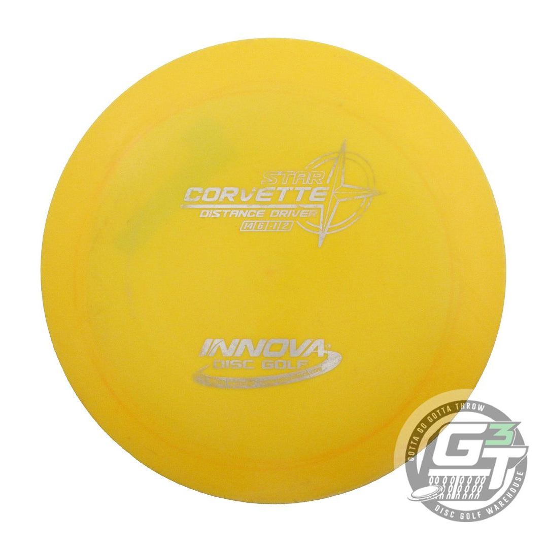 USED Innova Star Corvette 171g Yellow Silver Foil Distance Driver Golf Disc