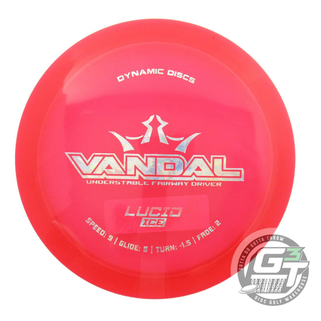 Dynamic Discs Lucid Ice Vandal Fairway Driver Golf Disc (Individually Listed)
