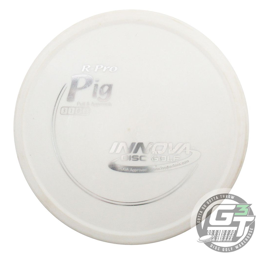 USED Innova R-Pro Pig 175g White Silver Foil A Putter Golf Disc