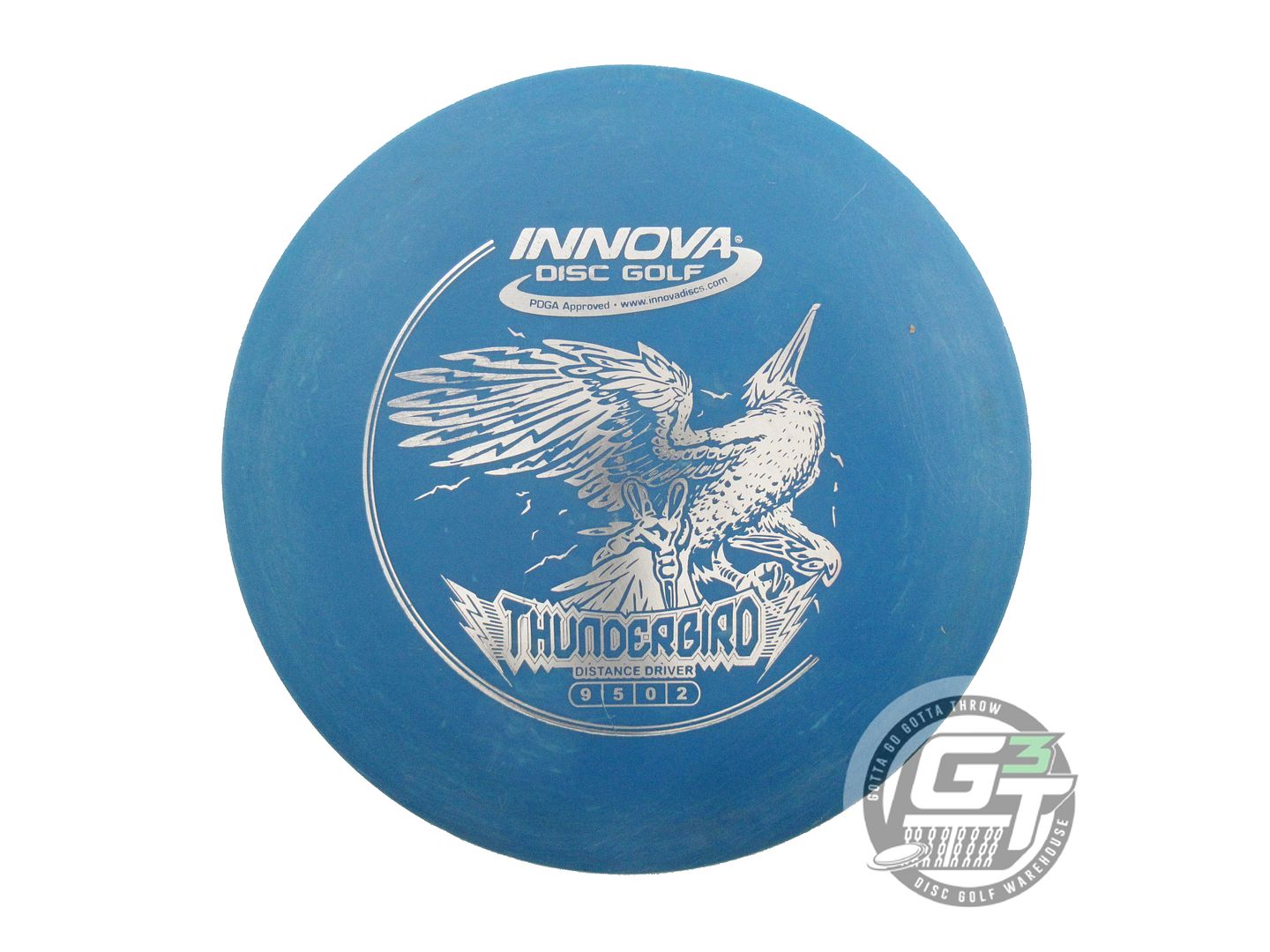 USED Innova DX Thunderbird 170g Blue Silver Foil Distance Driver Golf Disc