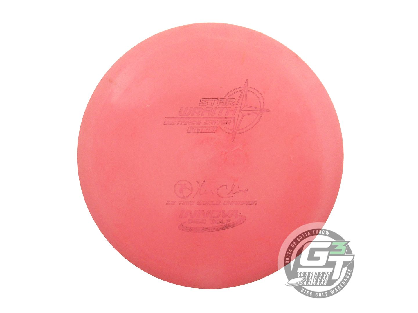 USED Innova Star Wraith 162g Pink Black Stamp Distance Driver Golf Disc