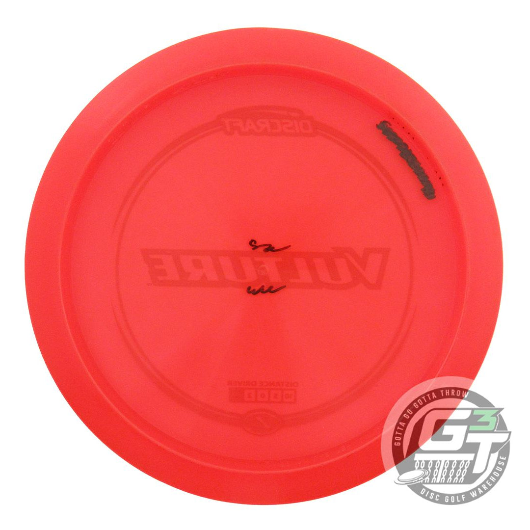 USED Discraft Z Vulture 174g Red Magenta Foil Distance Driver Golf Disc