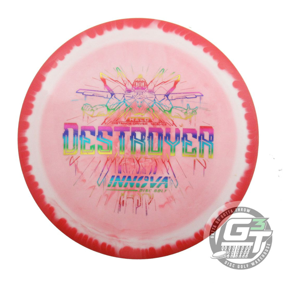 USED Innova Halo Star Destroyer 175g Red-White Distance Driver Golf Disc