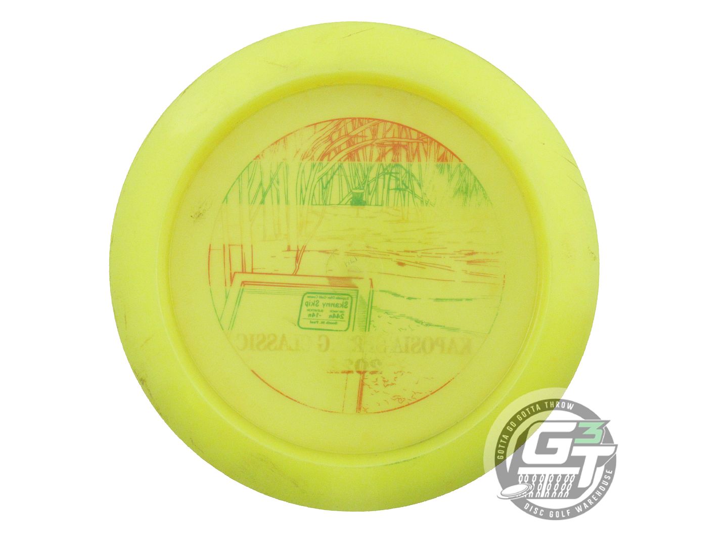USED Innova Champion Destroyer 174g Yellow Rasta Foi Distance Driver Golf Disc