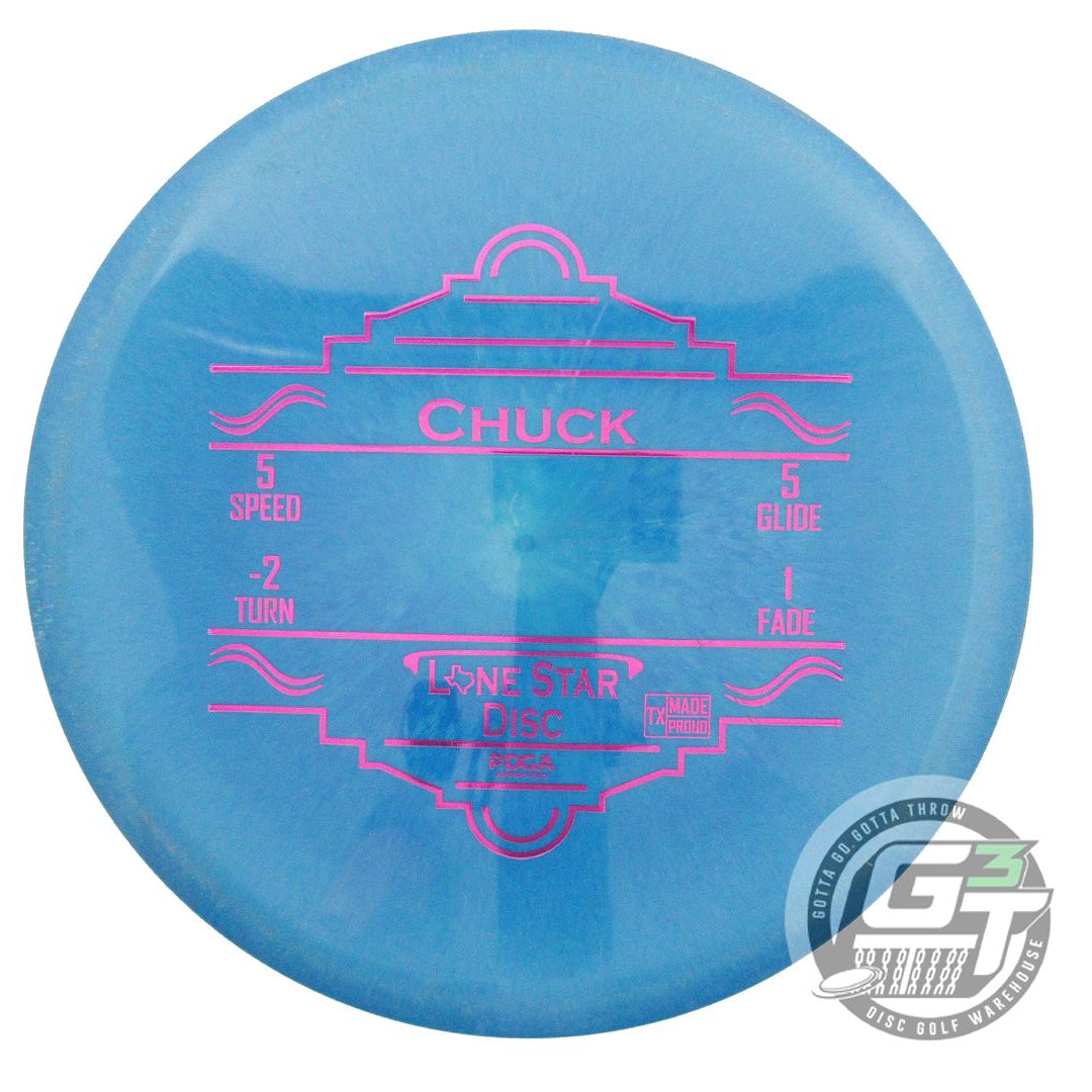 USED Lone Star Alpha Chuck 164g Blue Magenta Foil Midrange Golf Disc