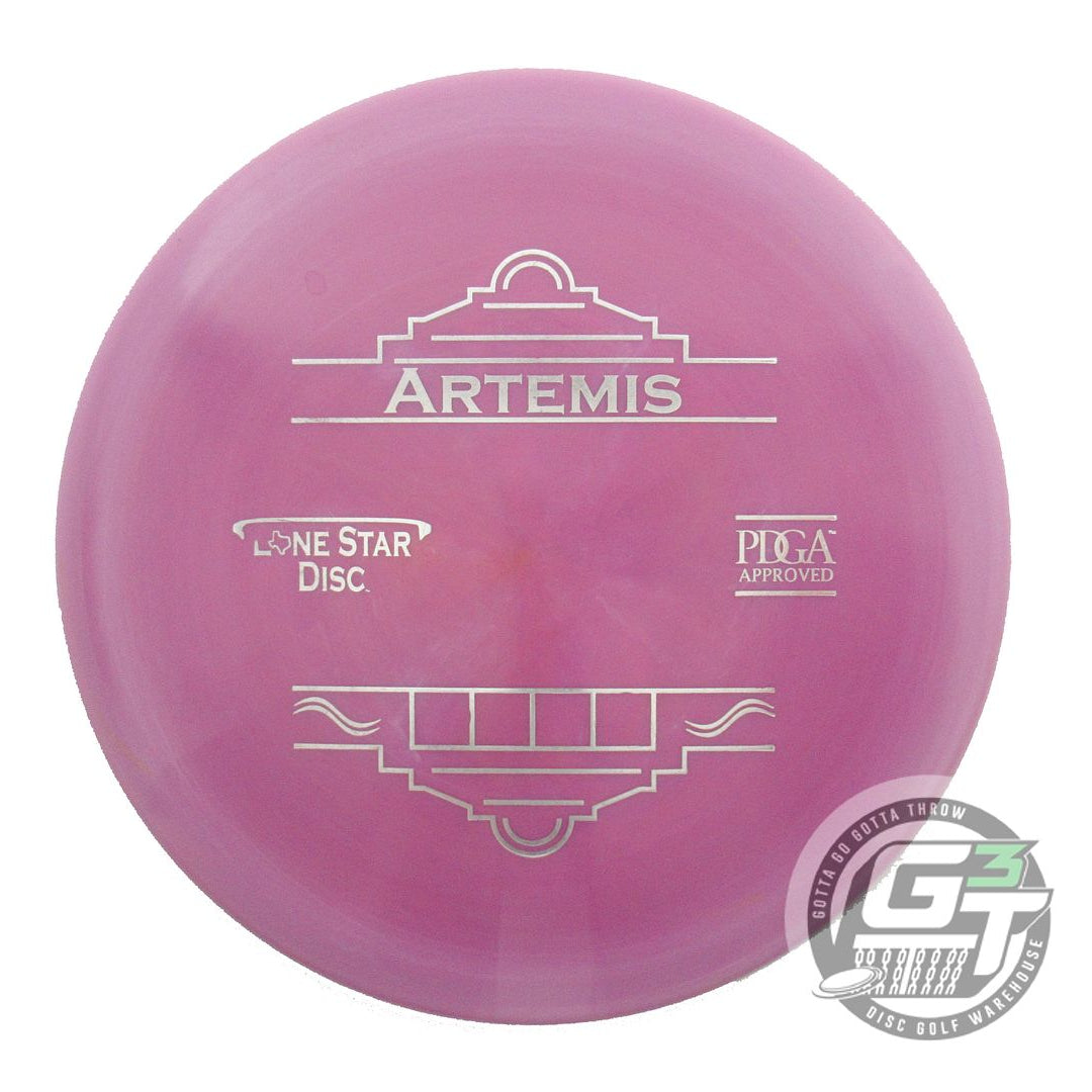USED Lone Star Alpha Artemis 172g Magenta Silver Foil Midrange Golf Disc