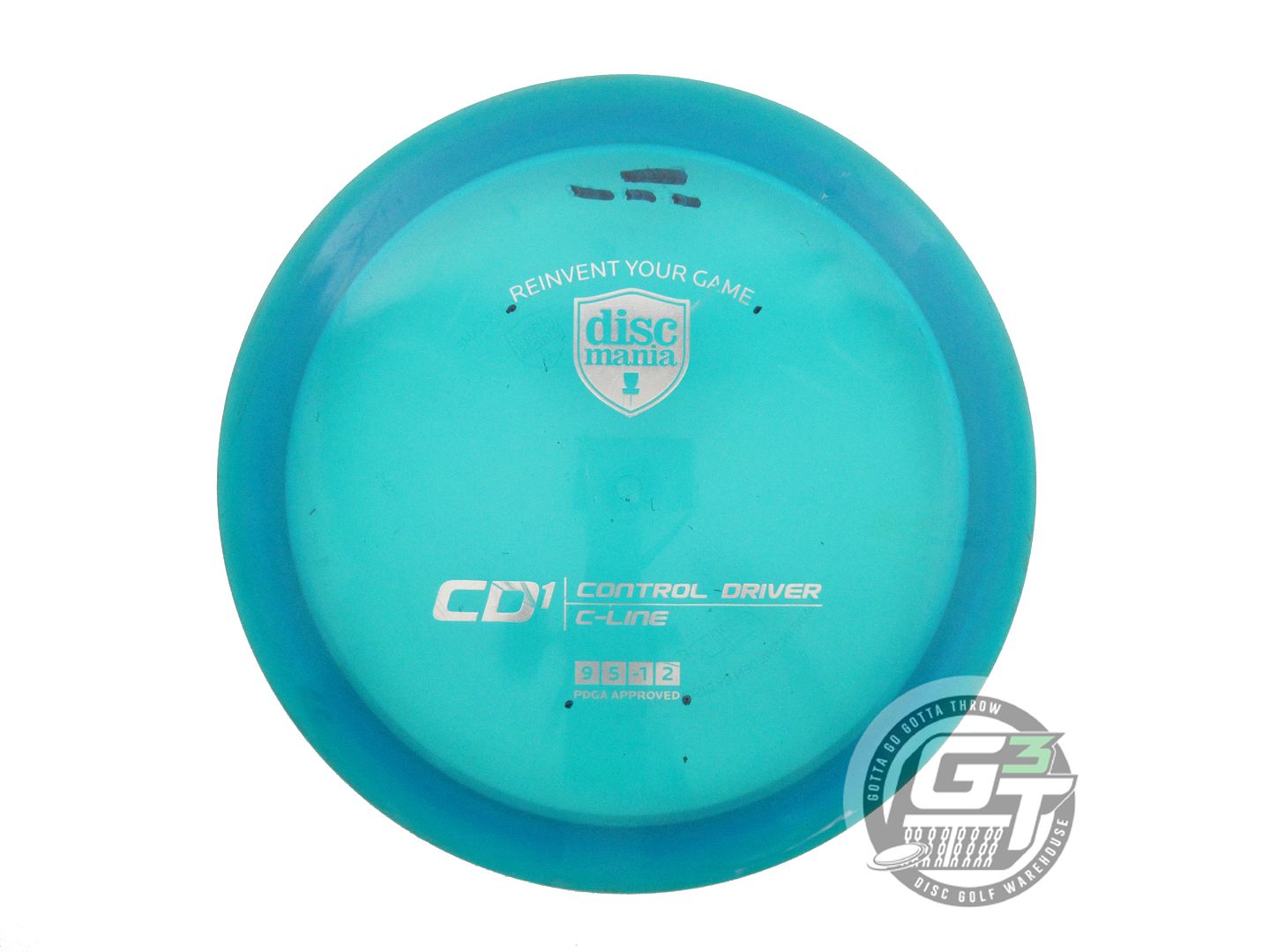 USED DiscMania C-Line CD1 175g Teal Silver Foil Distance Driver Golf Disc