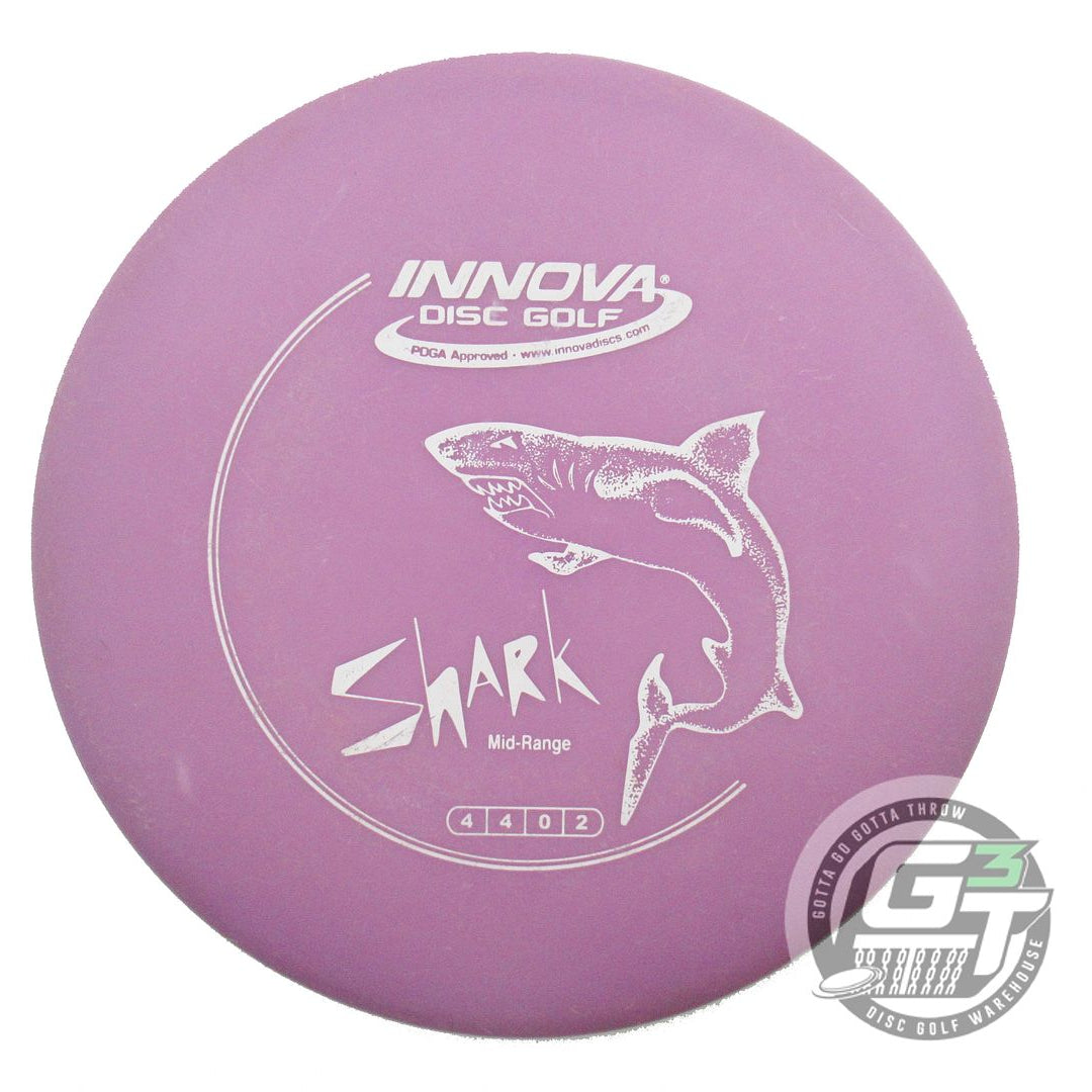 USED Innova DX Shark 150g Lilac White Stamp Midrange Golf Disc