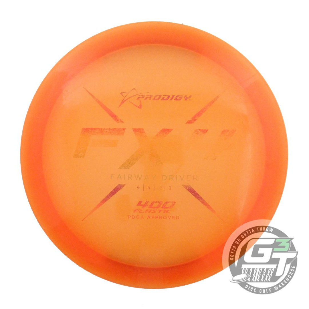 USED Prodigy Discs 400 FX4 175g Orange Rainbow Foil Fairway Driver Golf Disc