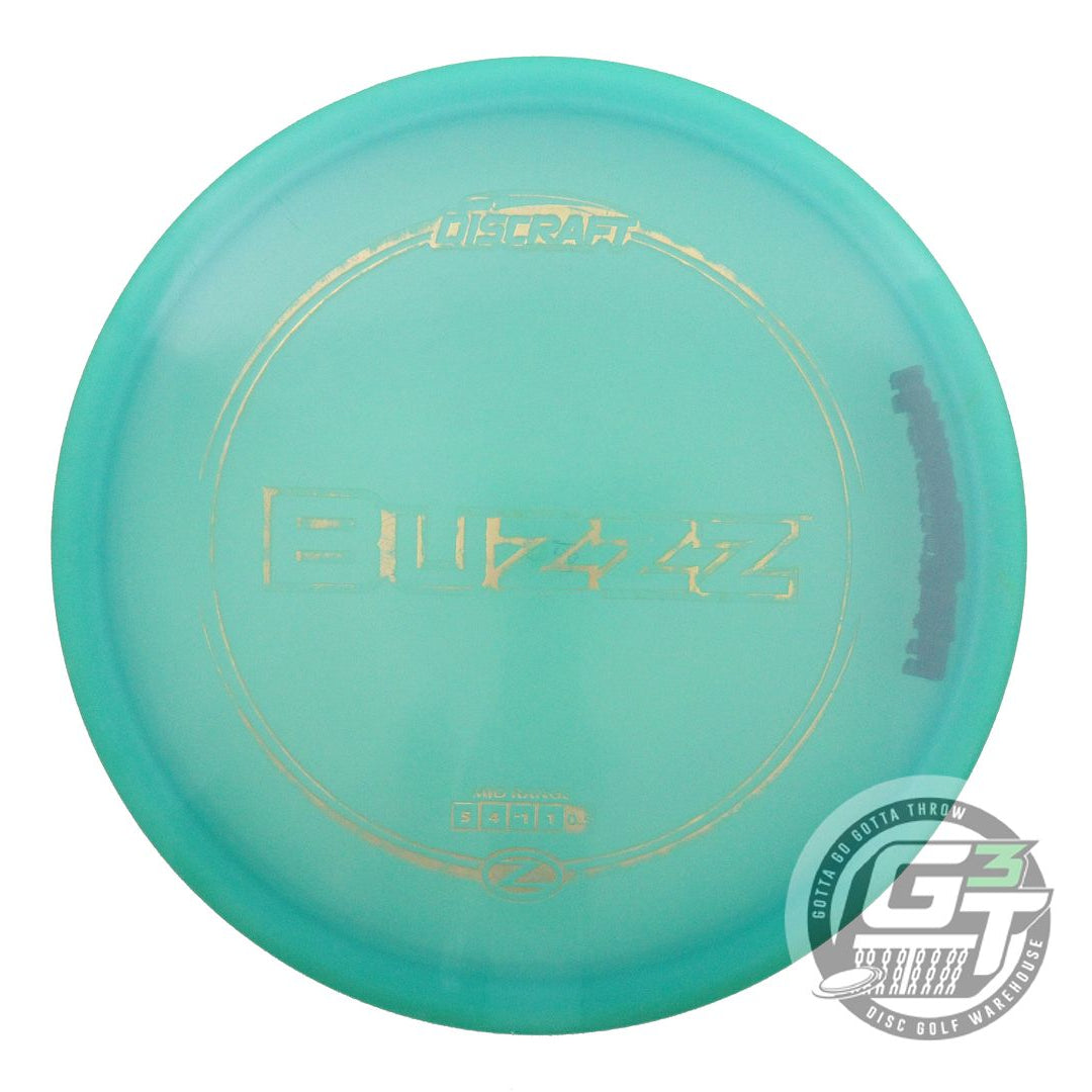 USED Discraft Z Buzzz 180g Seafoam Gold Foil Midrange Golf Disc