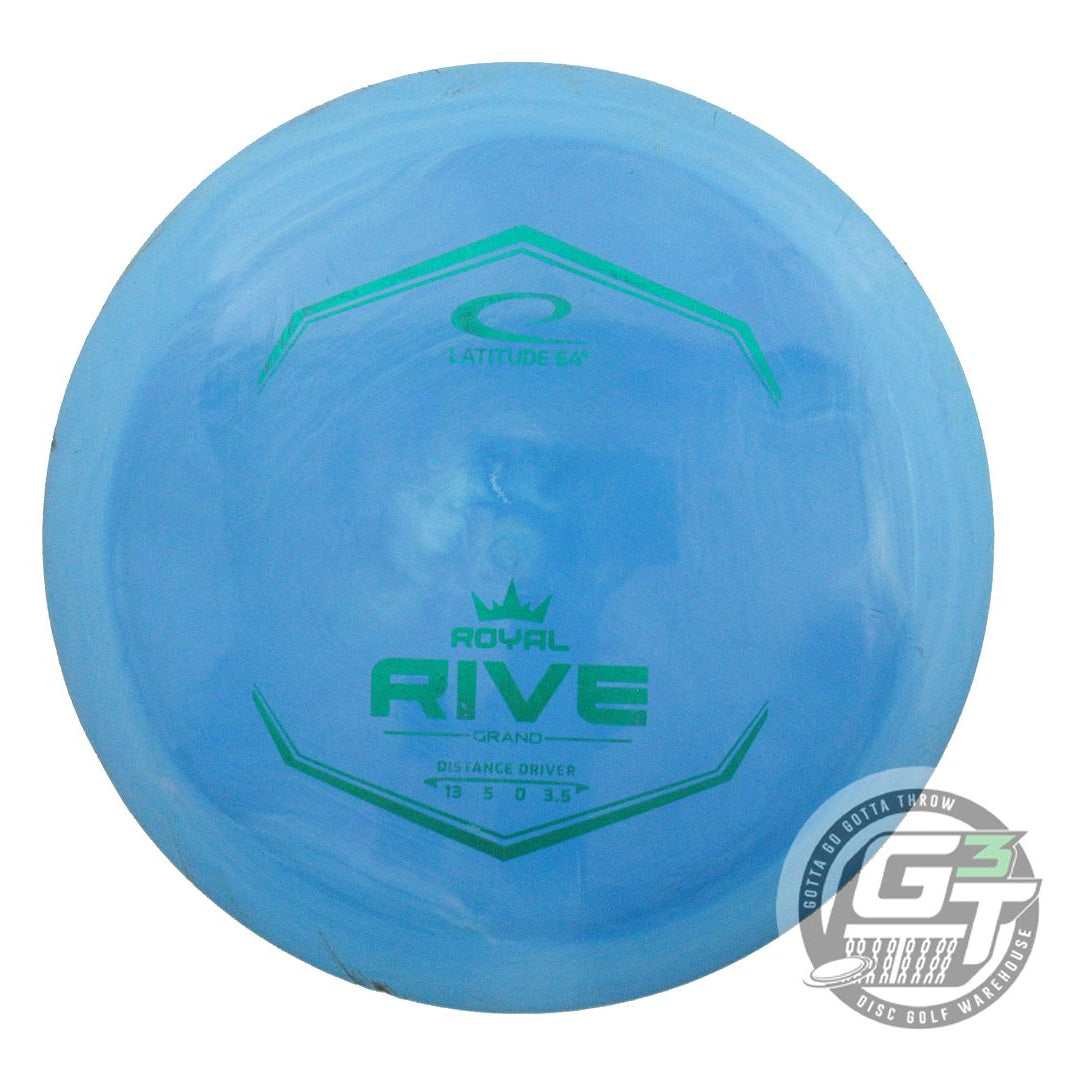 USED Latitude 64 Royal Grand Rive 174g Blue Green Foil Distance Driver Disc