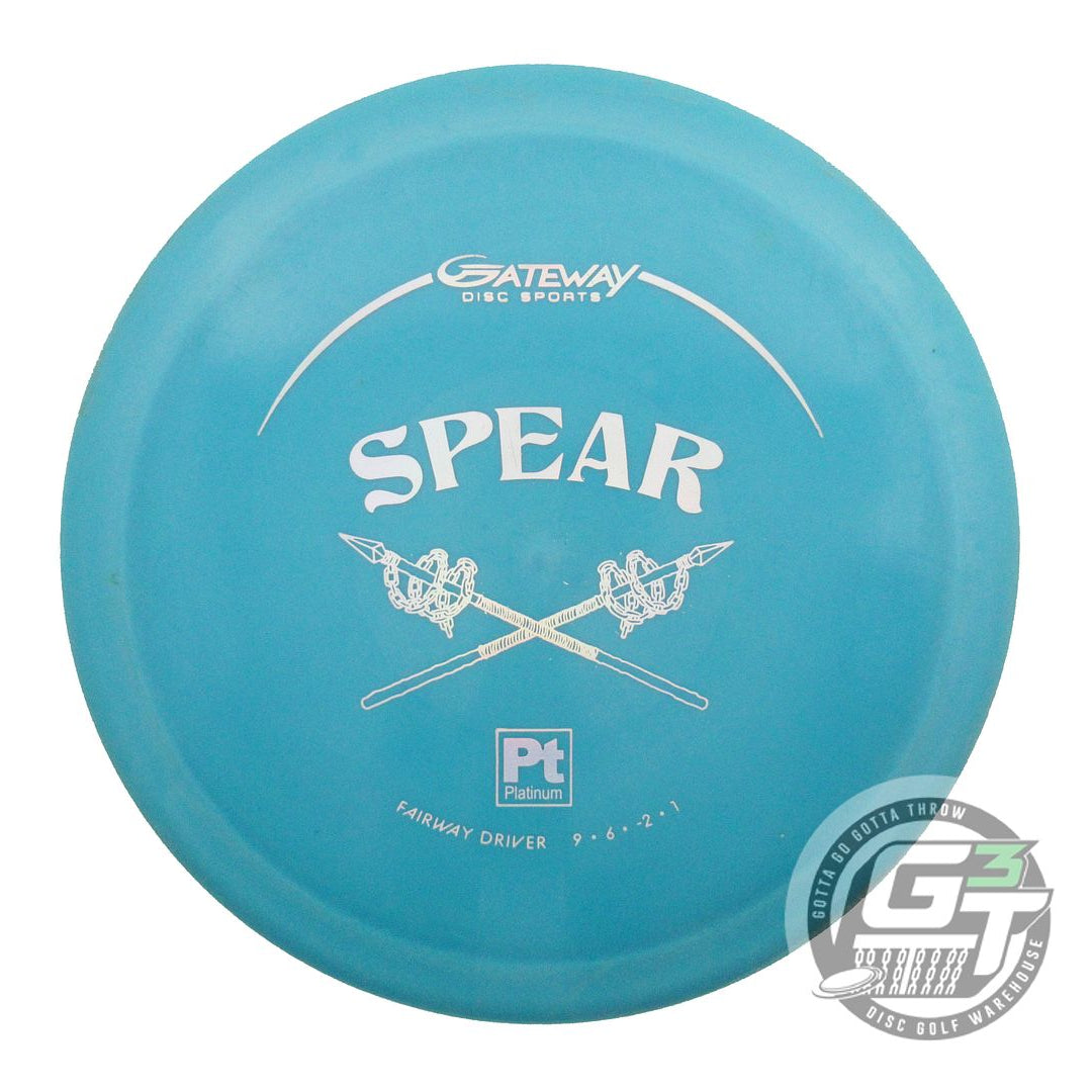 USED Gateway Platinum Spear 170g Teal Silver Holo Foil Fairway Driver Golf Disc